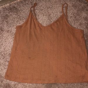 Large orange/brown tank